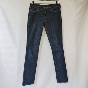 Old Navy Women's Sweetheart Jeans, Straight Leg, Dark Wash, size 6L